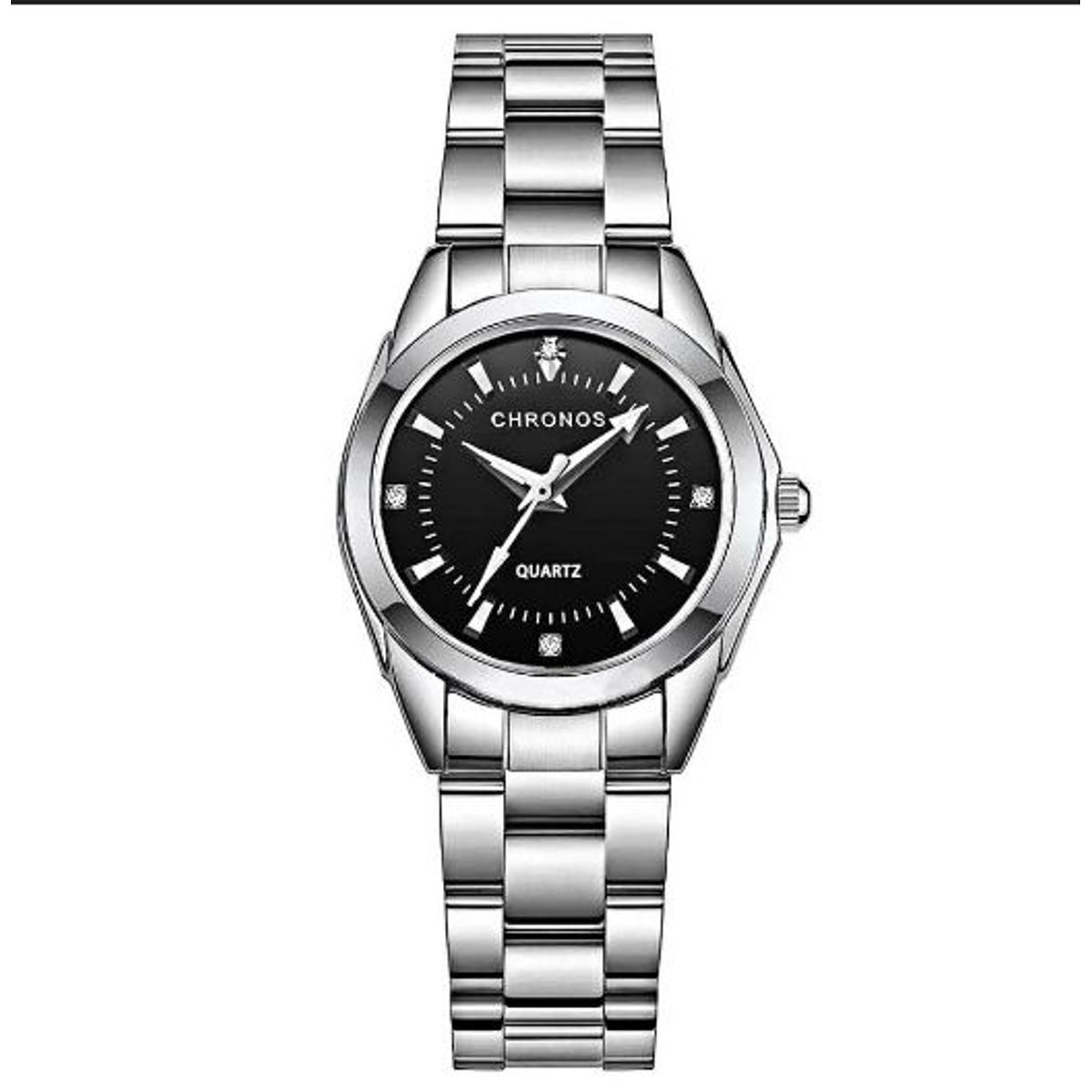 GENERICO - RELOJ CHRONOS PLOMO Y NEGRO  CH23