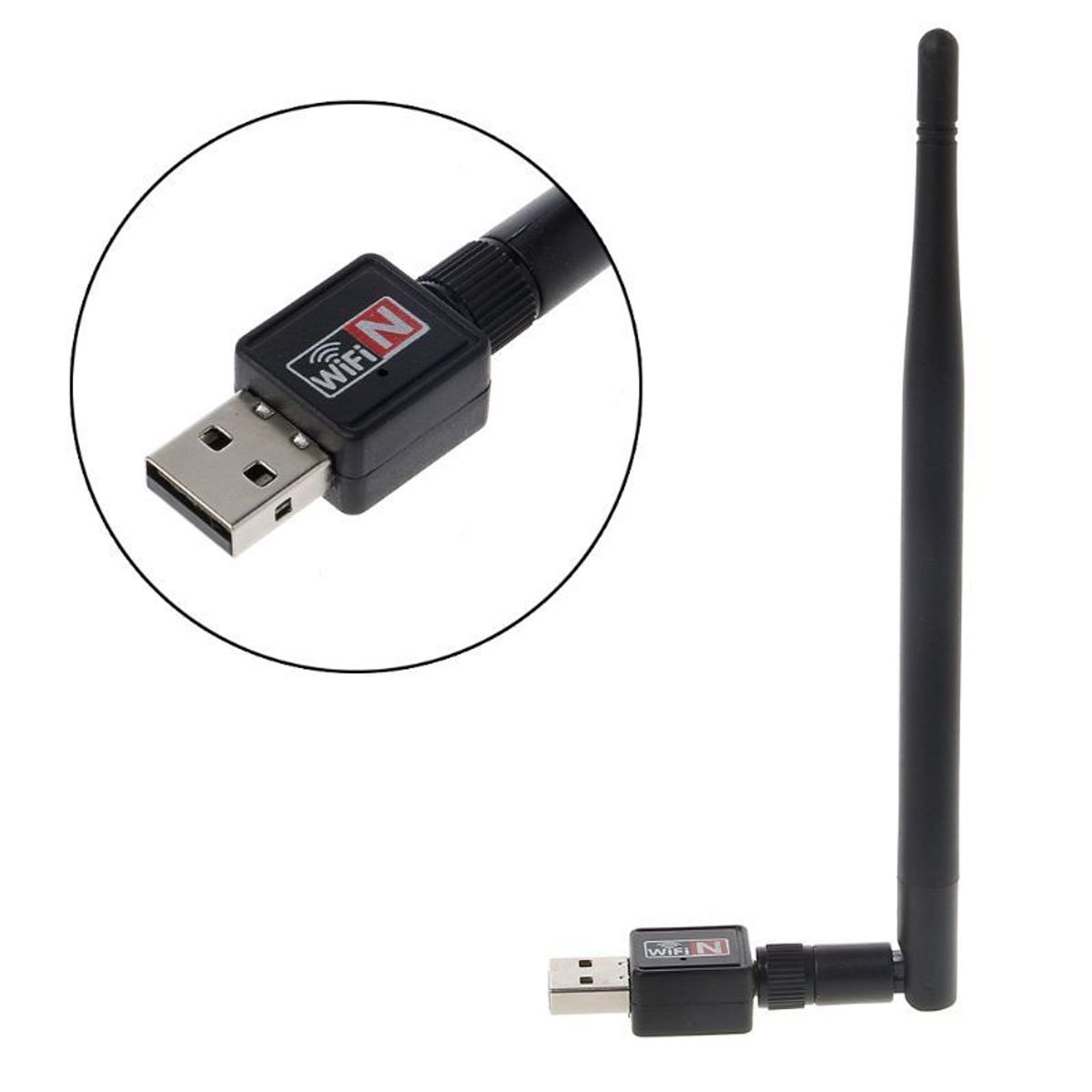 GENERICO - Receptor de WIFI de 200 Mbps antena inalámbrica Usb 2.0