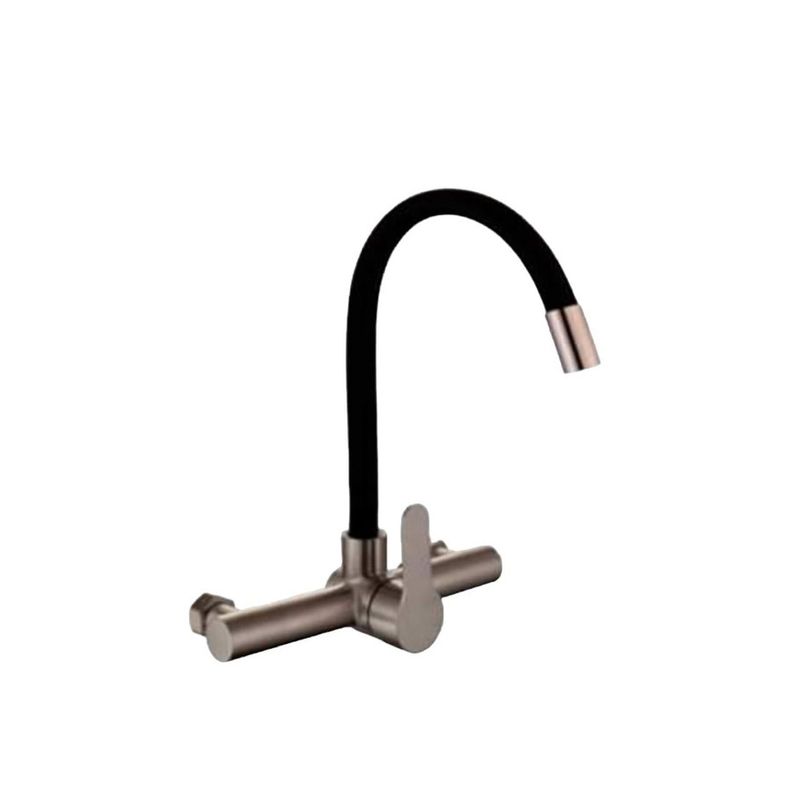 XM - MONOCOMANDO DE COCINA PARED PICO FLEXIBLE NEGRO MC304-244-01