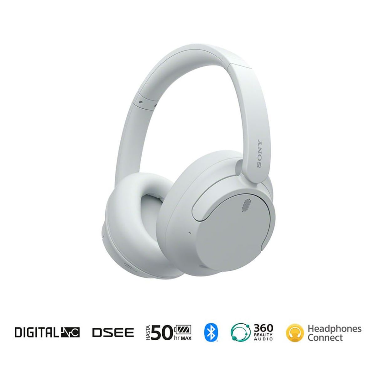 SONY - Sony Audífonos inalámbricos con noise cancelling WH-CH720N Blanco