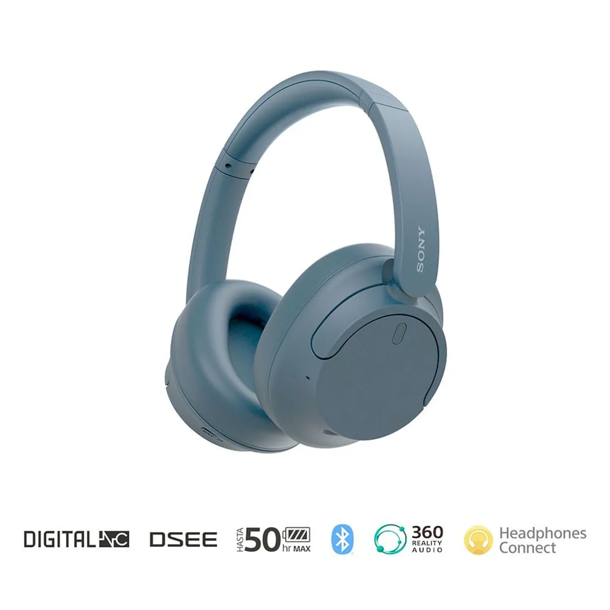 SONY - Sony Audífonos Bluetooth WH-CH720N Noise Cancelling Azul