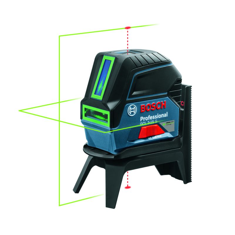BOSCH - Nivel Laser verde con Soporte Universal Professional GCL 2-15 G BOSCH