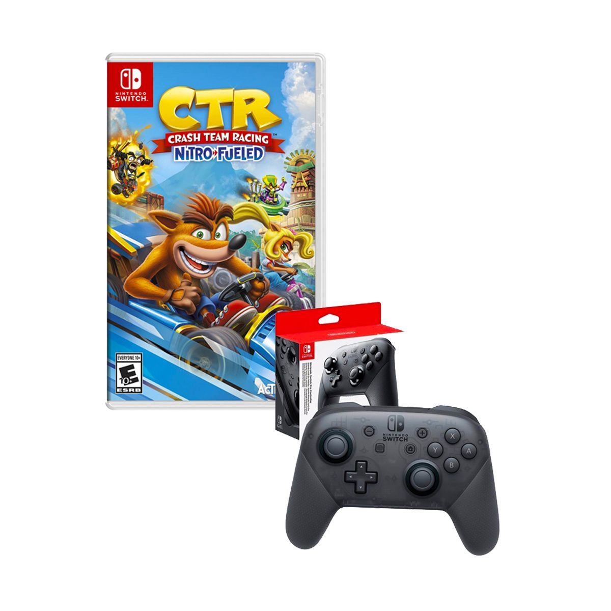 NINTENDO - Crash Team Racing Nintendo Switch  Pro Controller