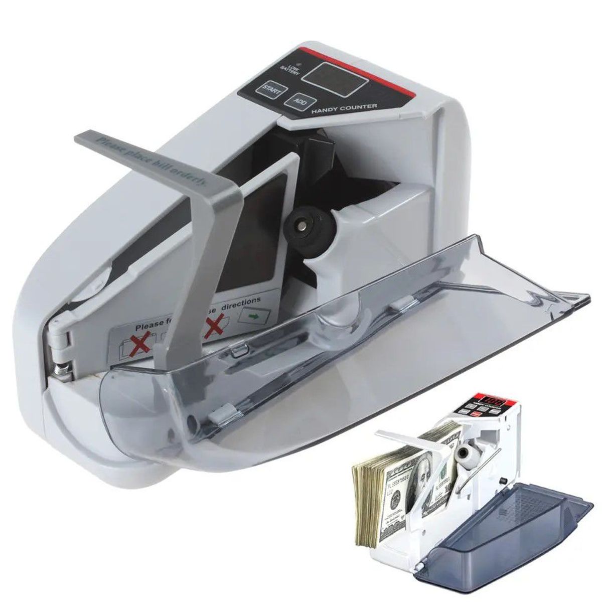 GENERICO - Mini Contador De Billetes Practico Portátil