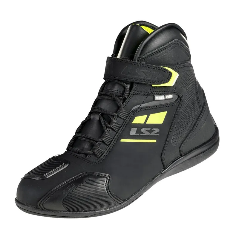 GENERICO - BOTA LS2 PARA MOTO GARRA NEGRO AMARILLO