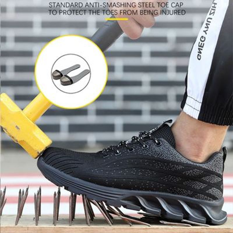 BLWOENS - Zapatos de Trabajo para Seguridad y Antipinchazos de Hombre