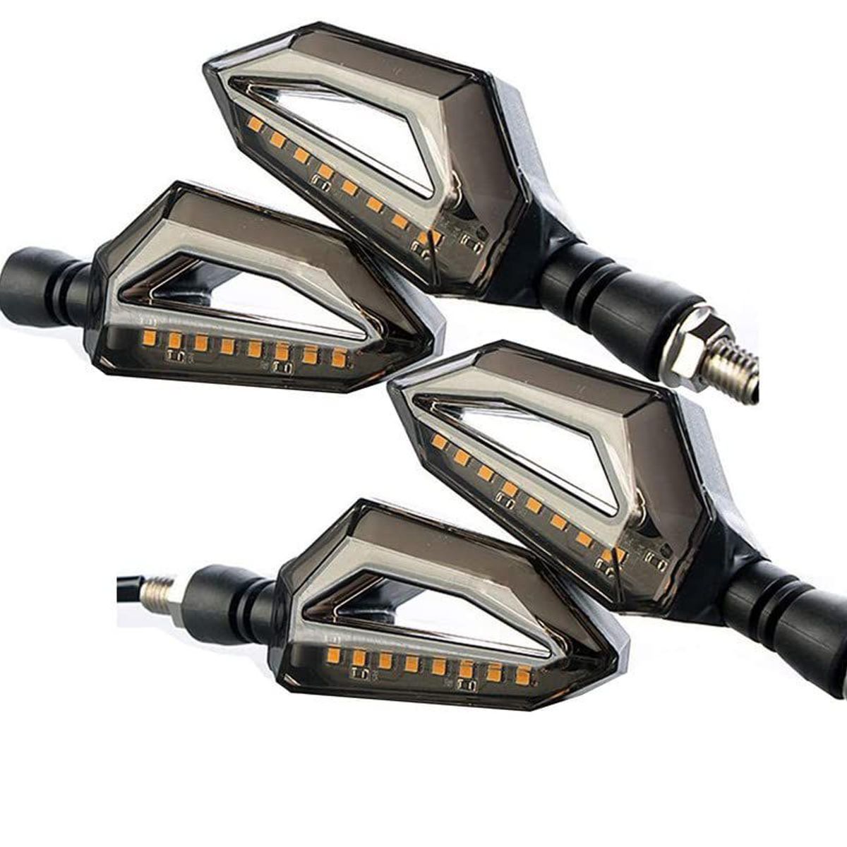 GENERICO - LUCES DIRECCIONALES PARA MOTOS LED ORIGINAL TIPO R