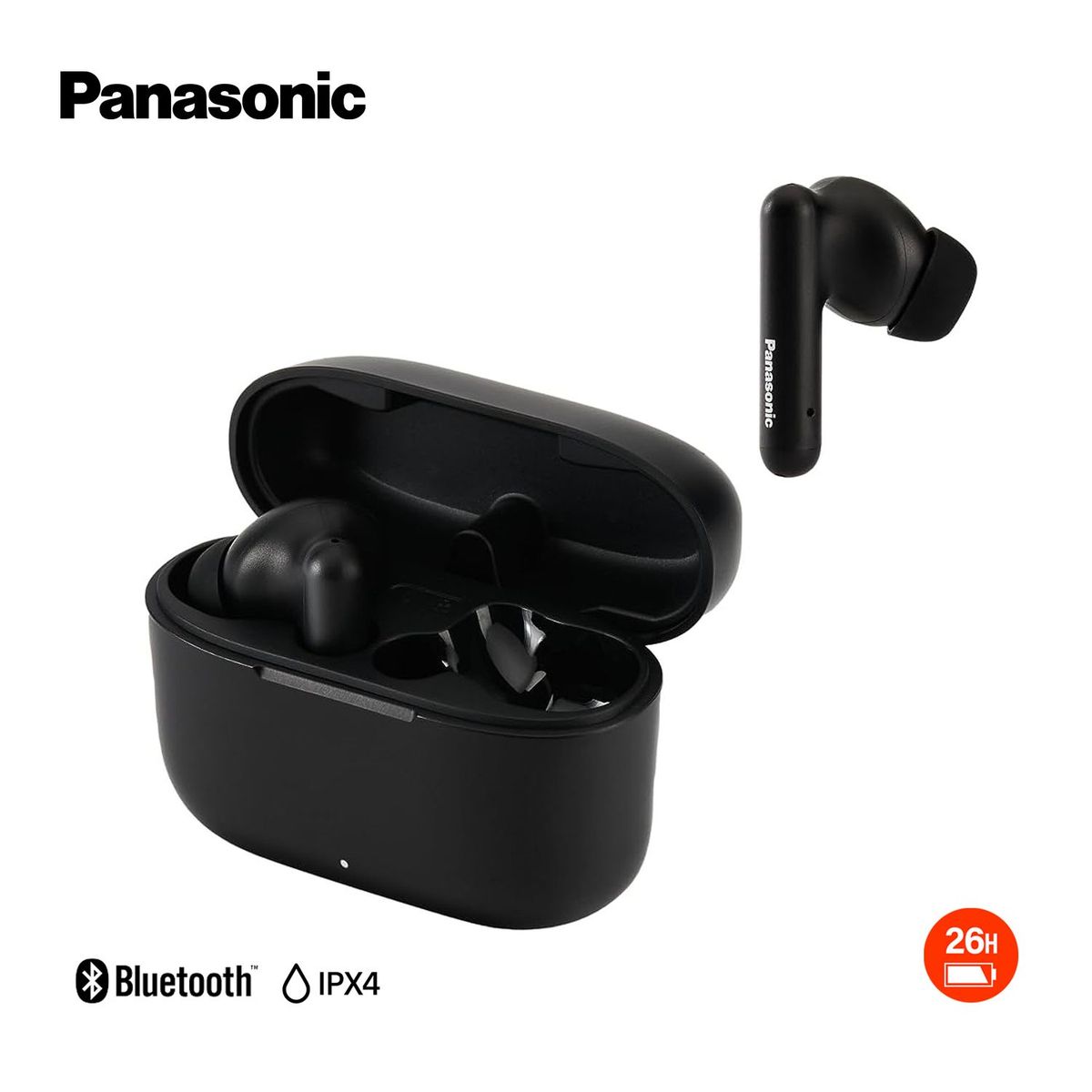 PANASONIC - Audífonos Panasonic True Wireless RZ-B110W BT Extra Bass System 26Hrs IPX4