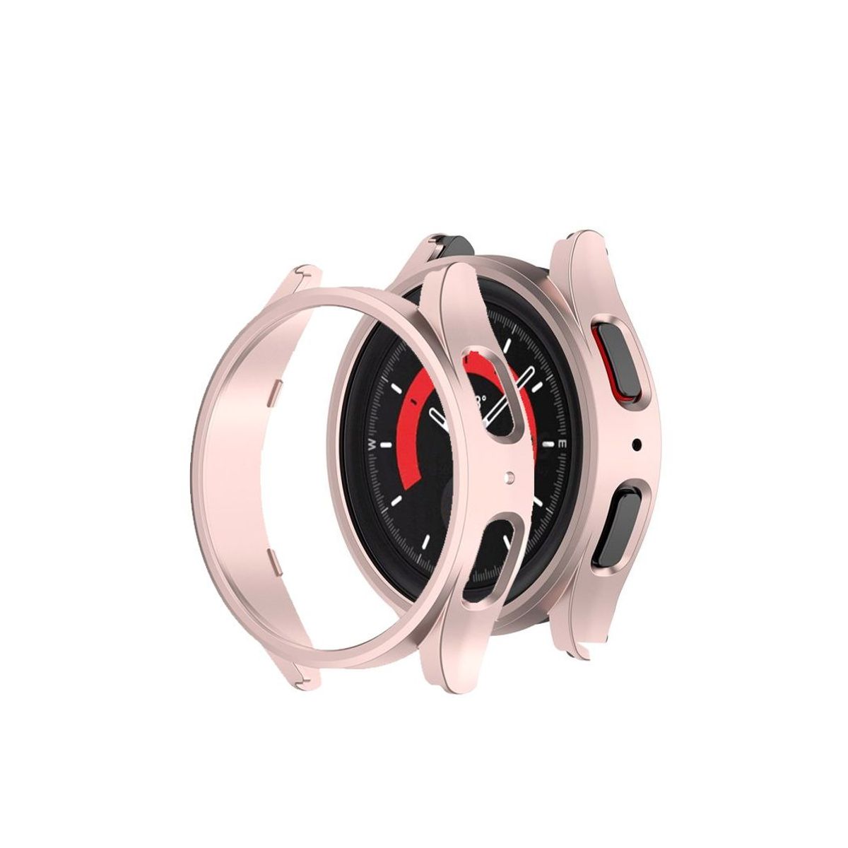 GENERICO - Case Bumper para Samsung Galaxy Watch 5 Pro Rosa Gold