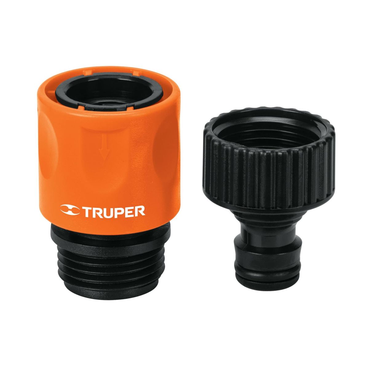TRUPER - Conector rápido 3 /4"  de ABS grifo-manguera sistema click