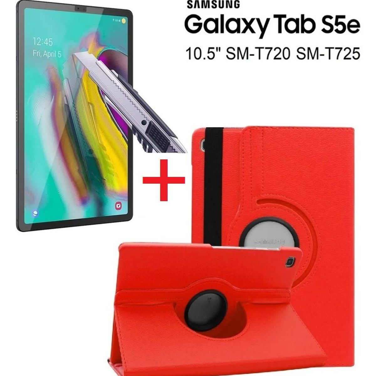 GENERICO - Funda Case y Protector de Pantalla para Samsung Tab S5e 10.5 SM-T720