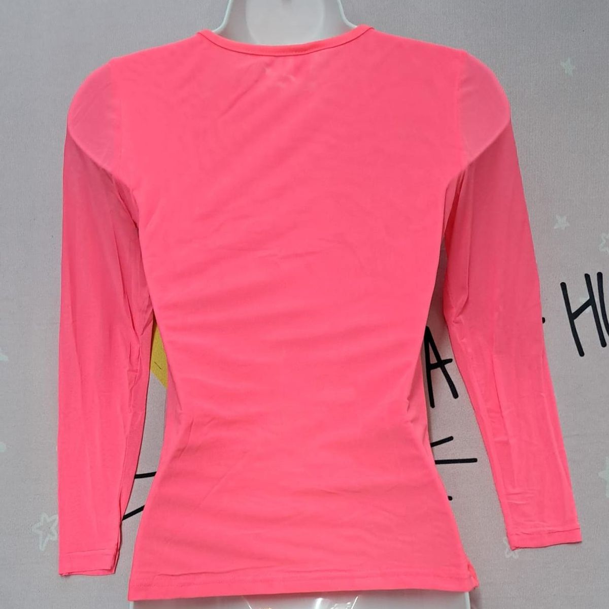 GENERICO - POLO ELEGANTE APLIQUE CORAZON ROSA  LENTEJUELA   Talla SM Dealcoba.