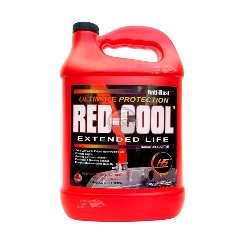 GENERICO - Liquido Refrigerante Anticongelante 30 Rojo Made in USA