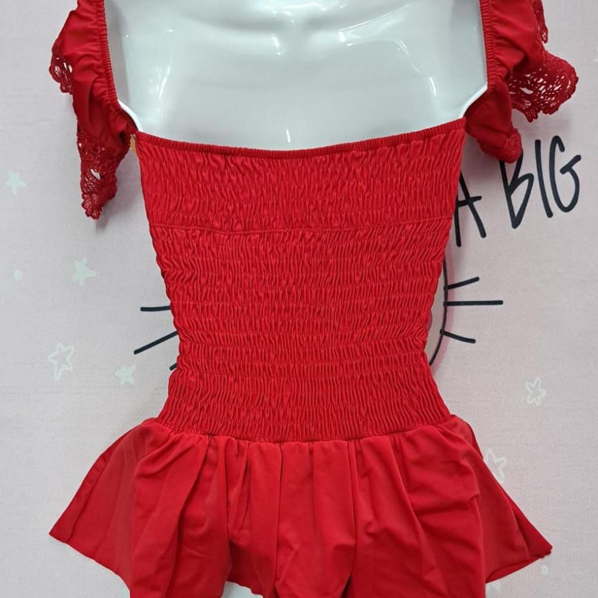 GENERICO - Body Rojo Faja Reductora EXTERIOR EN LYCRA  RESORTADO  SM DeAlcoba