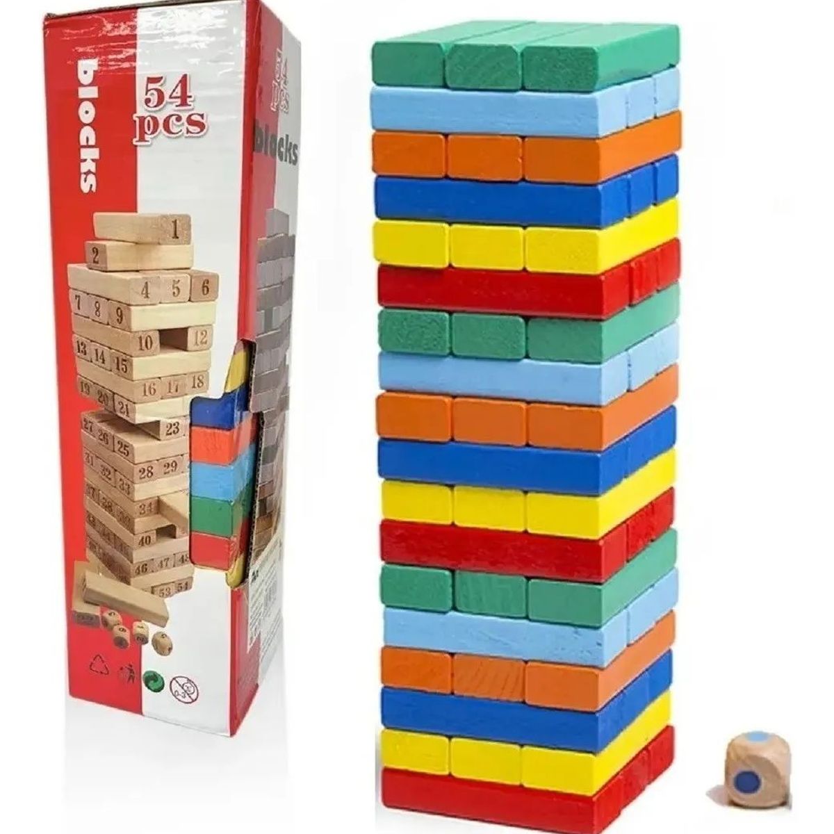 GENERICO - JUEGO TORRE DE EQUILIBRIO JENGA