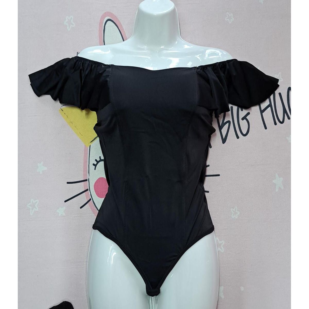 GENERICO - BODY NEGRO FAJA REDUCTOR EXTERIOR EN LYCRA  LISA TALLA SM DeAlcoba