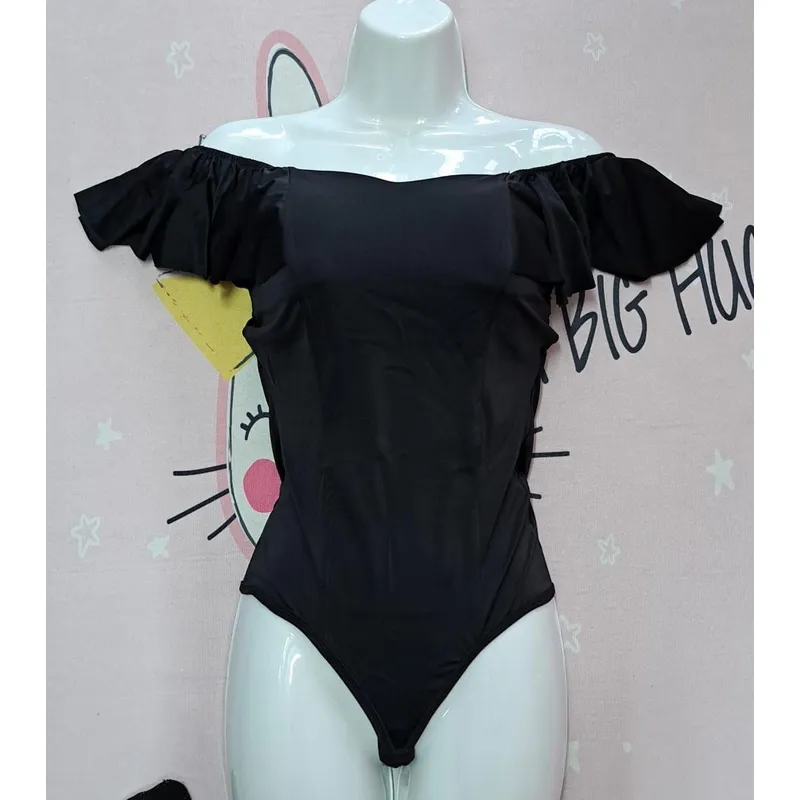 GENERICO - BODY NEGRO FAJA REDUCTOR EXTERIOR EN LYCRA  LISA TALLA SM DeAlcoba