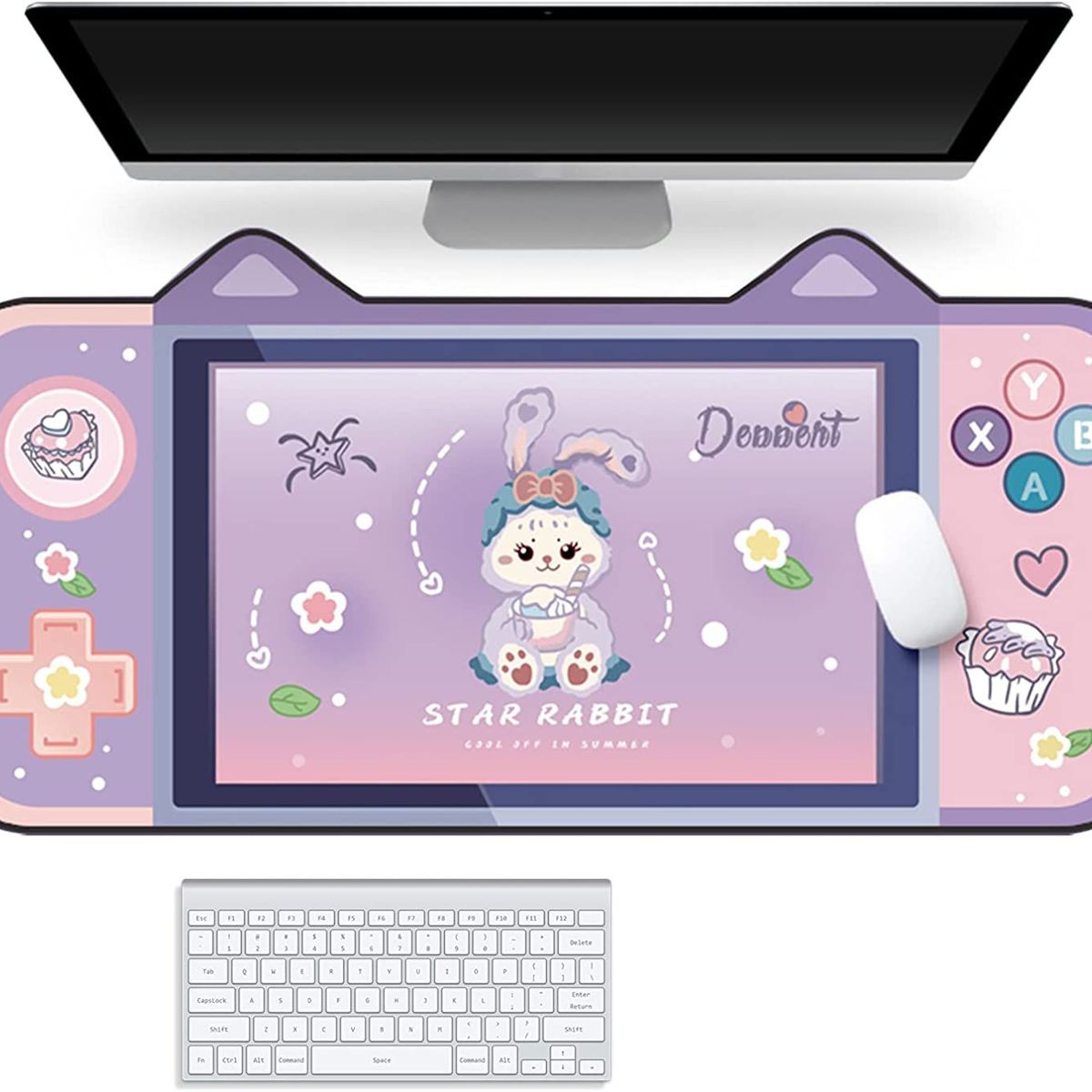 GENERICO - mouse pad rabbit kawai lindos modelos aesthetic