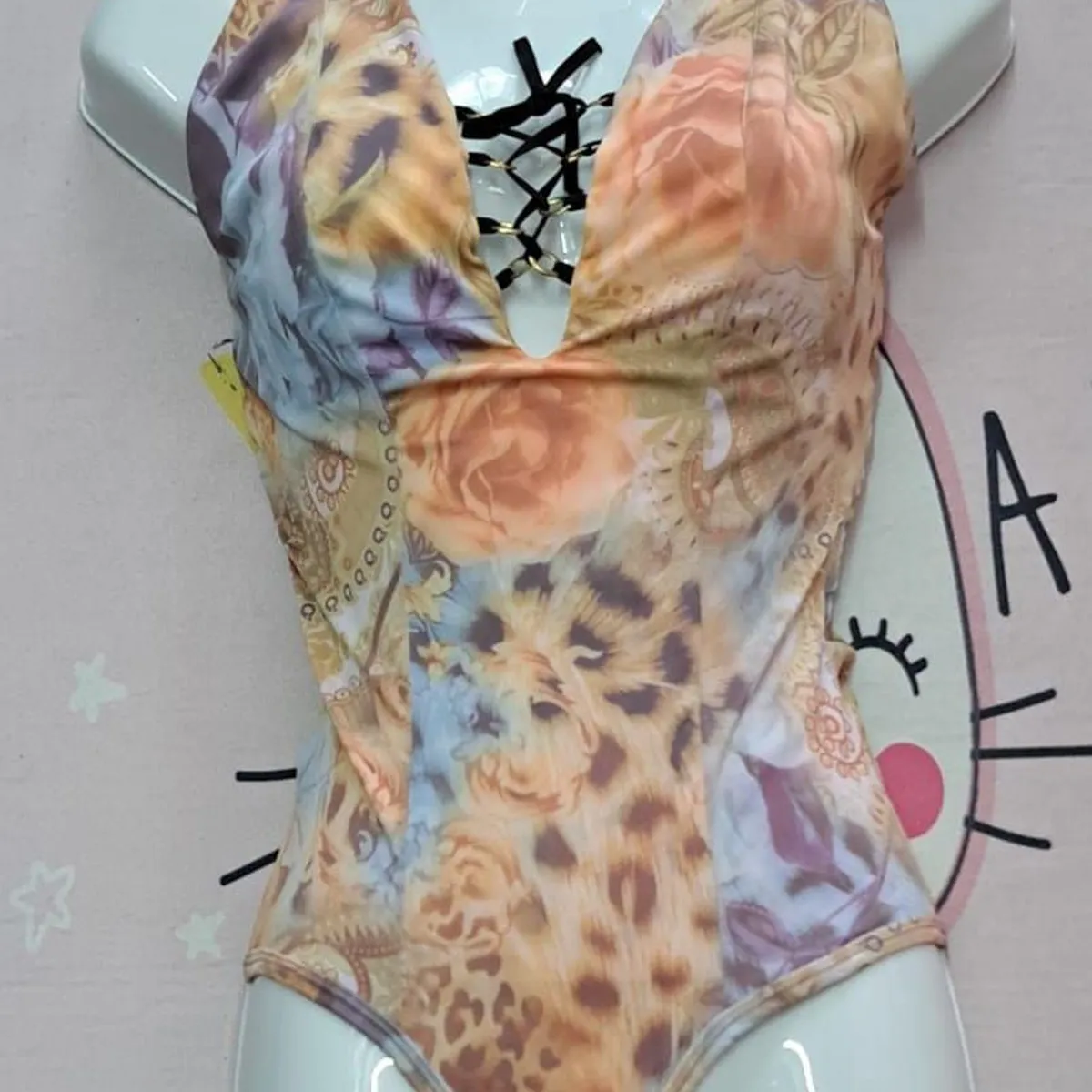 GENERICO - BODY ESTAMPADO FAJA REDUCTOR EXTERIOR EN LYCRA   TALLA SM DeAlcoba