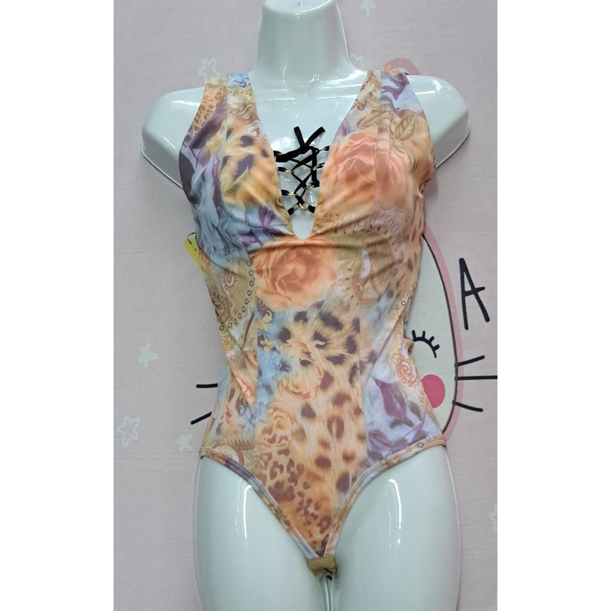 GENERICO - BODY ESTAMPADO FAJA REDUCTOR EXTERIOR EN LYCRA   TALLA SM DeAlcoba