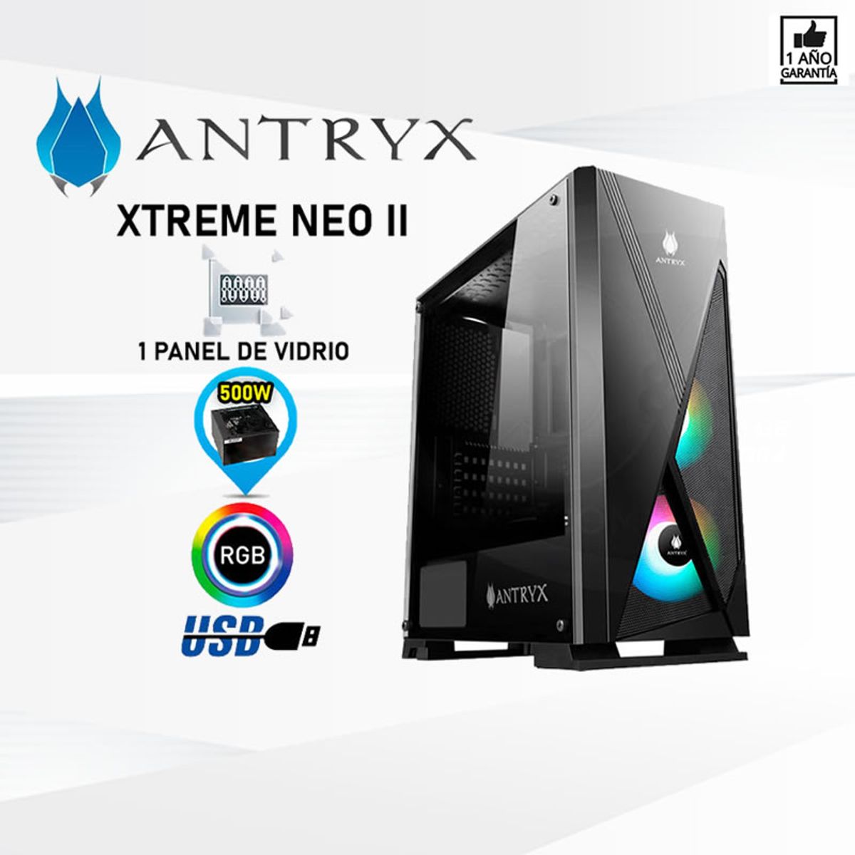 AMD - Computadora ryzen 7 5700g ram 16gb ssd 1TB monitor 27 full hd