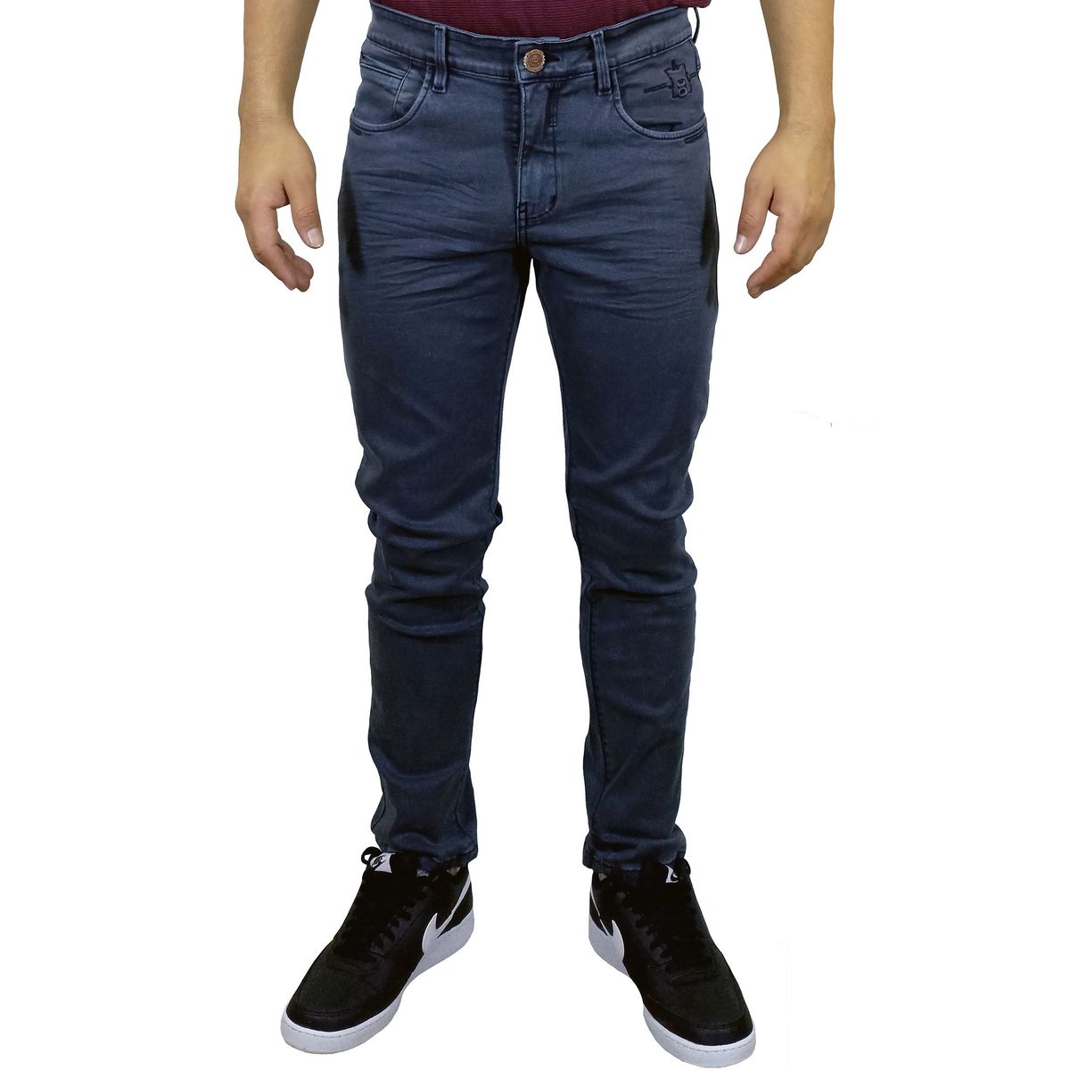 GENERICO - Pantalón Jean Jaco Sebastian Para Hombre - Gris