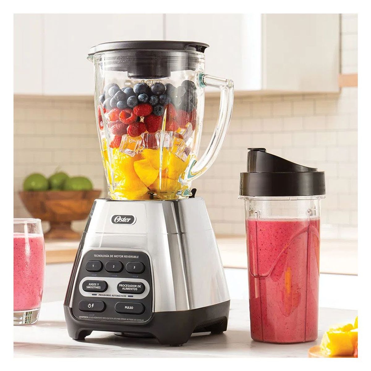OSTER - Licuadora Reversible Oster BLSTPYG1311NBG con vaso Blend-N-Go