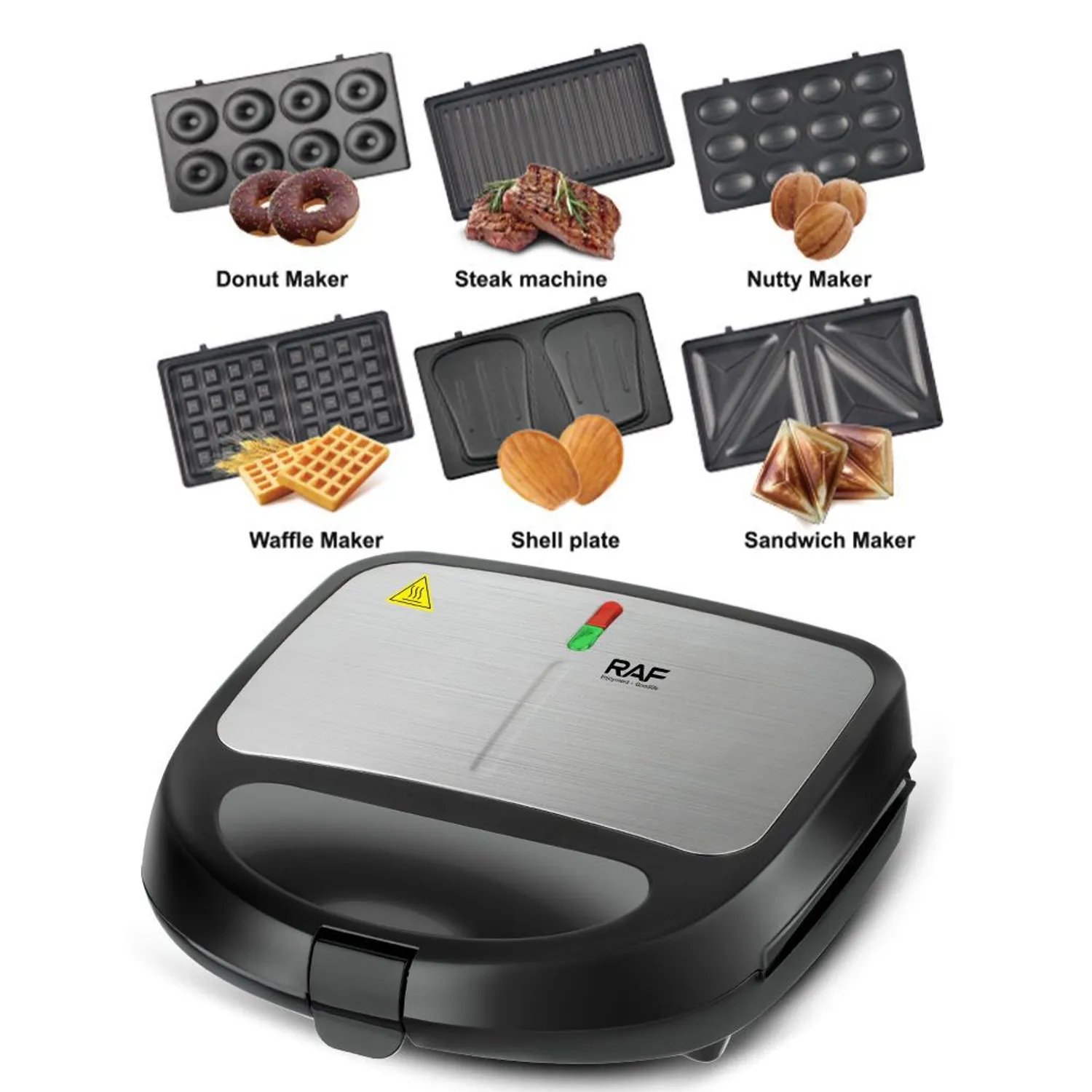 Raf Falabella Waflera En Máquina Raf En Waflera Sandwichera Donuts