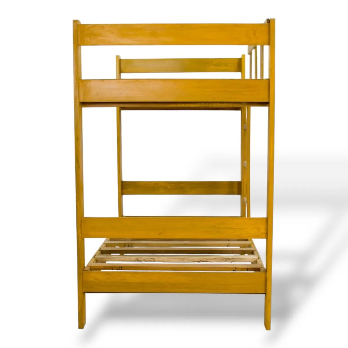 MUEBLES MACRUMO - Camarote de Madera Capirona de 1.5 plz con acabado Barniz