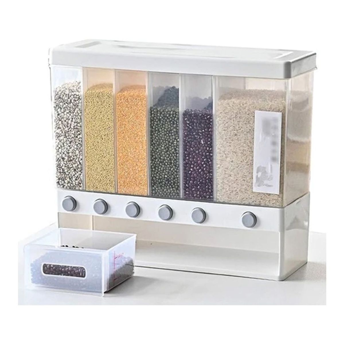 OEM - Dispensador de Menestras Organización de Cocina 6 Rejillas