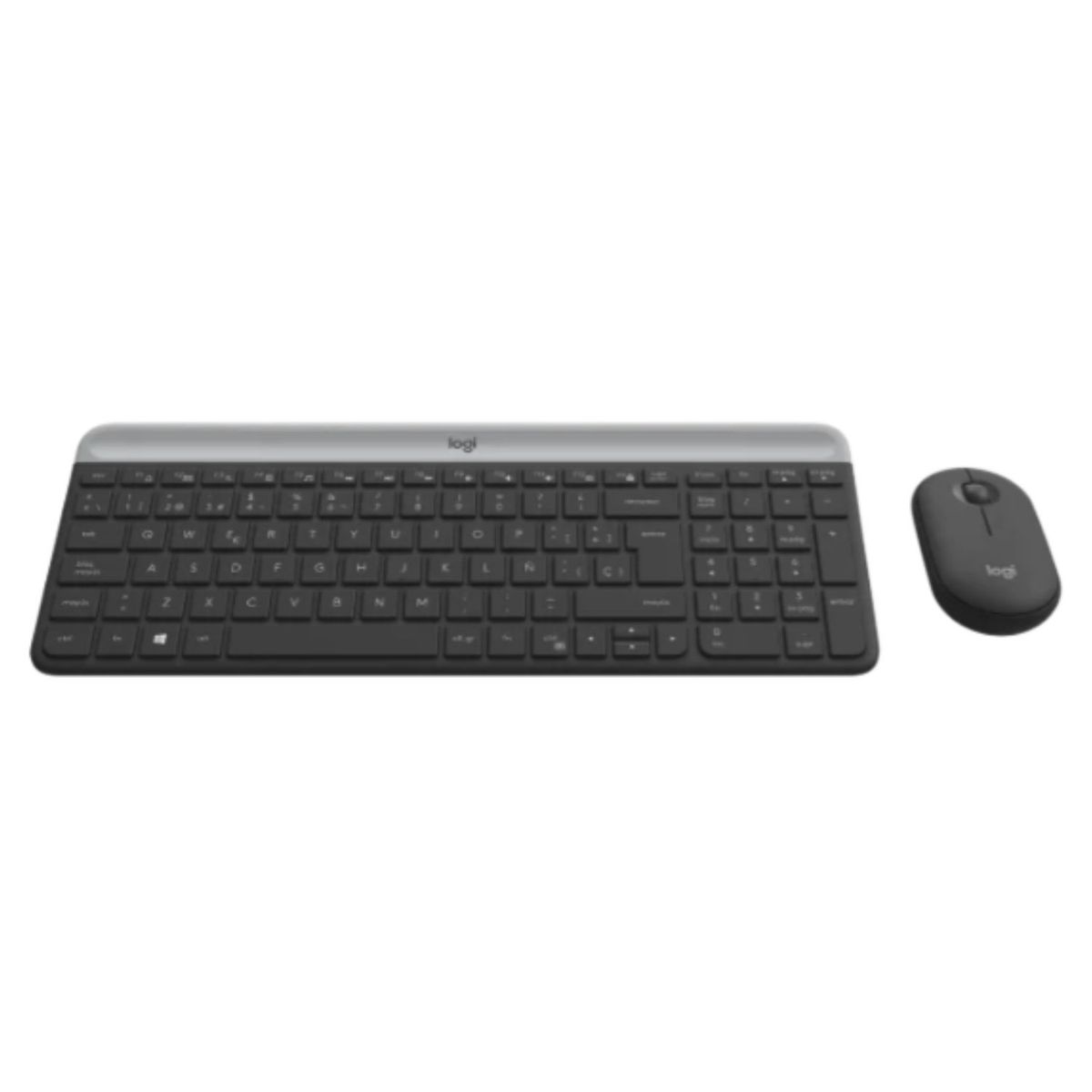 LOGITECH - Logitech Mk470 Kit Teclado Y Mouse Inalambrico Slim Usb Black