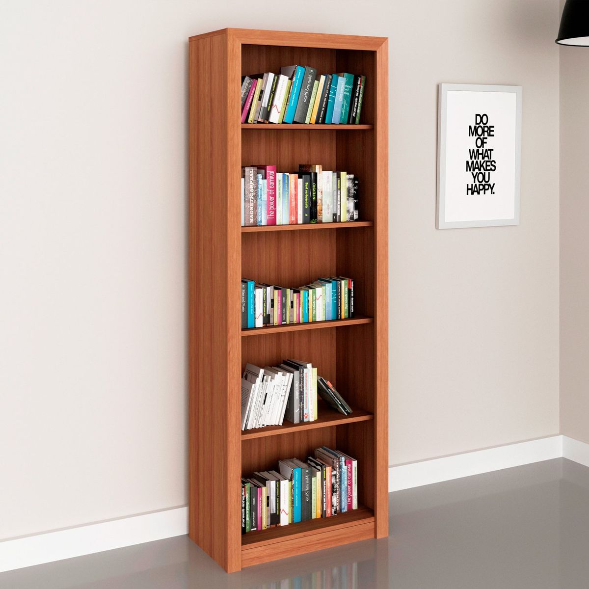 BONNO - Librero Biblioteca Cameron Almendra Bonno