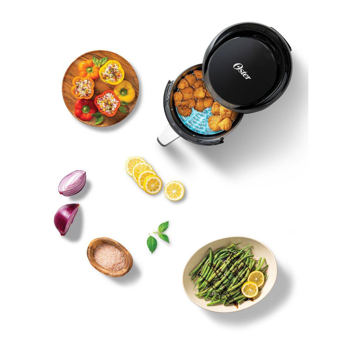 OSTER - Freidora de aire digital Oster 4 lts con revestimiento Diamond Force