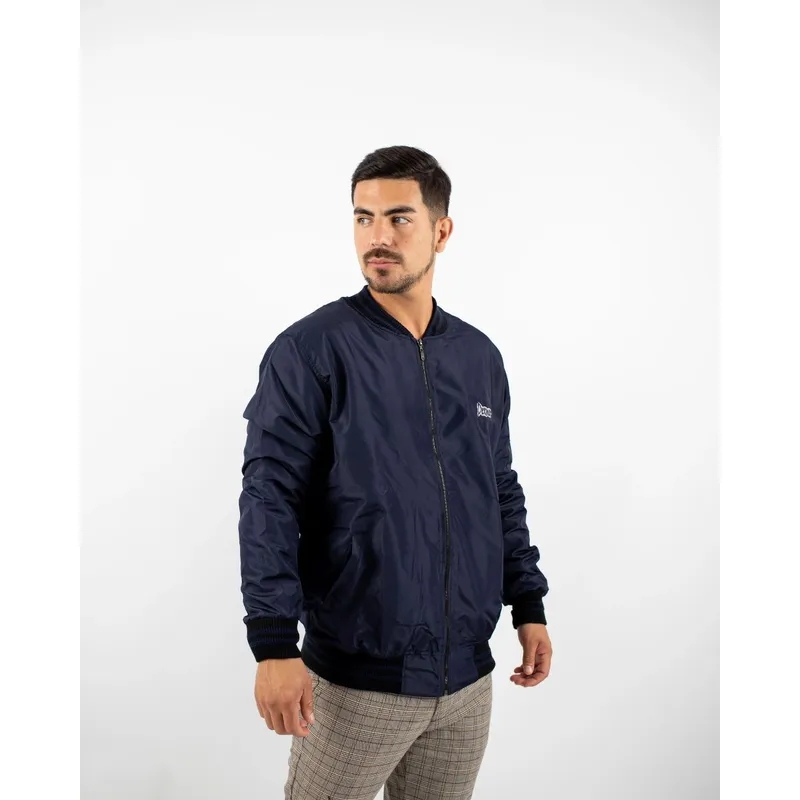 DM DEXMEN - Casaca Dexmen Franja Peluche Azul