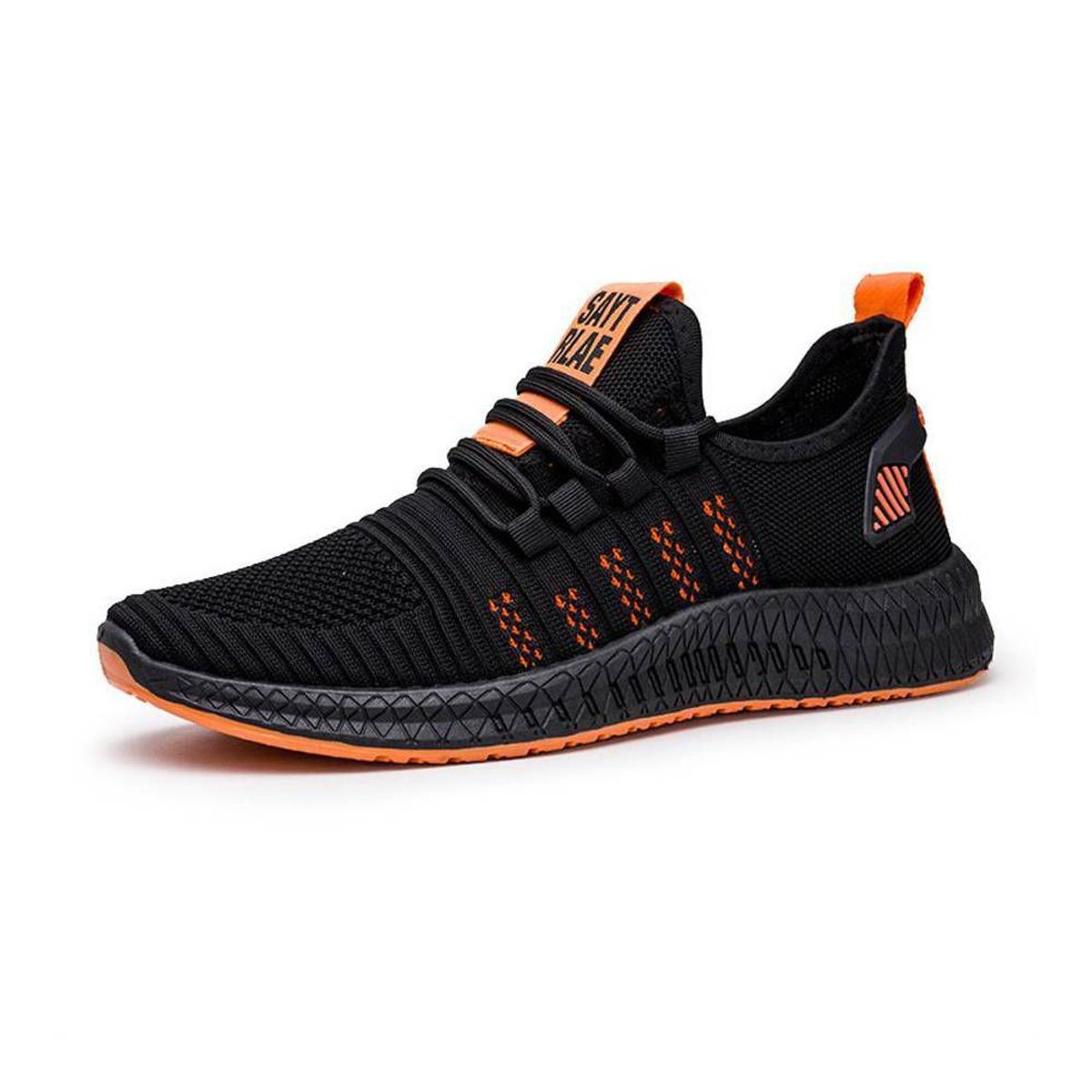 BLWOENS - Zapatillas Deportivas Planas Antideslizantes con Cordones Hombre