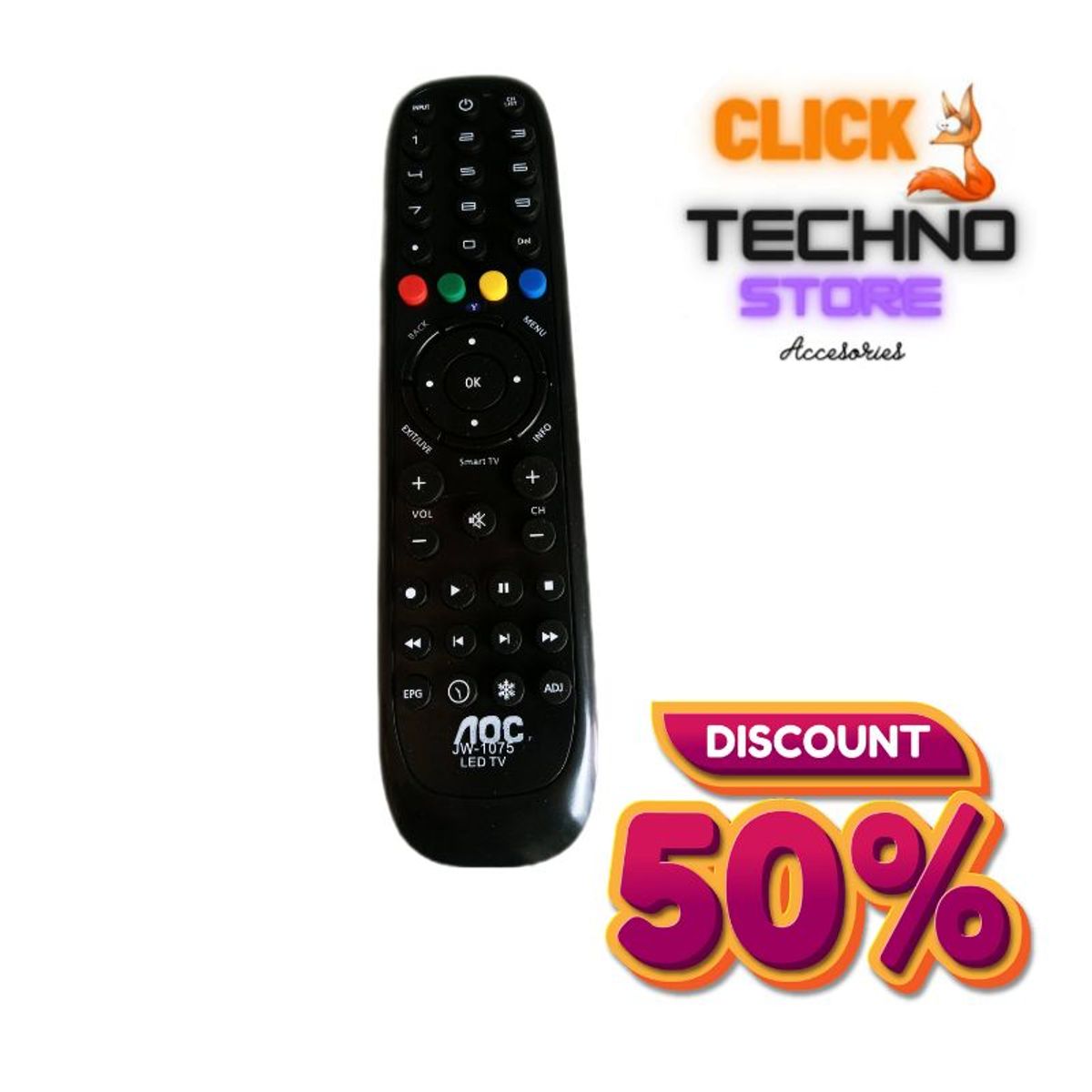 GENERICO - CONTROL REMOTO PARA TV AOC LED LCD