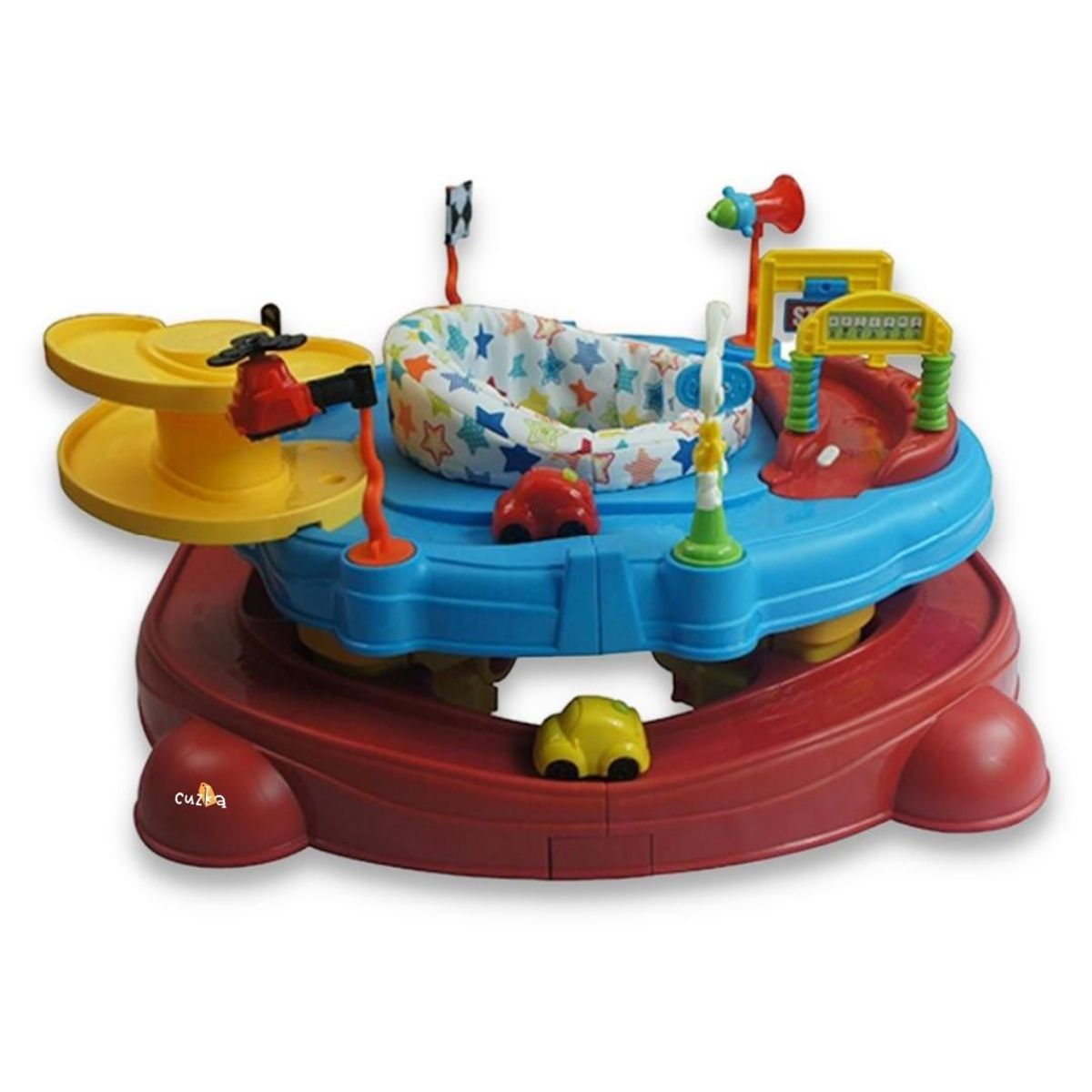 BEAUTIFUL - Andador Saltarín Para Bebé 5 en 1 «CARRUSEL 360°» Red