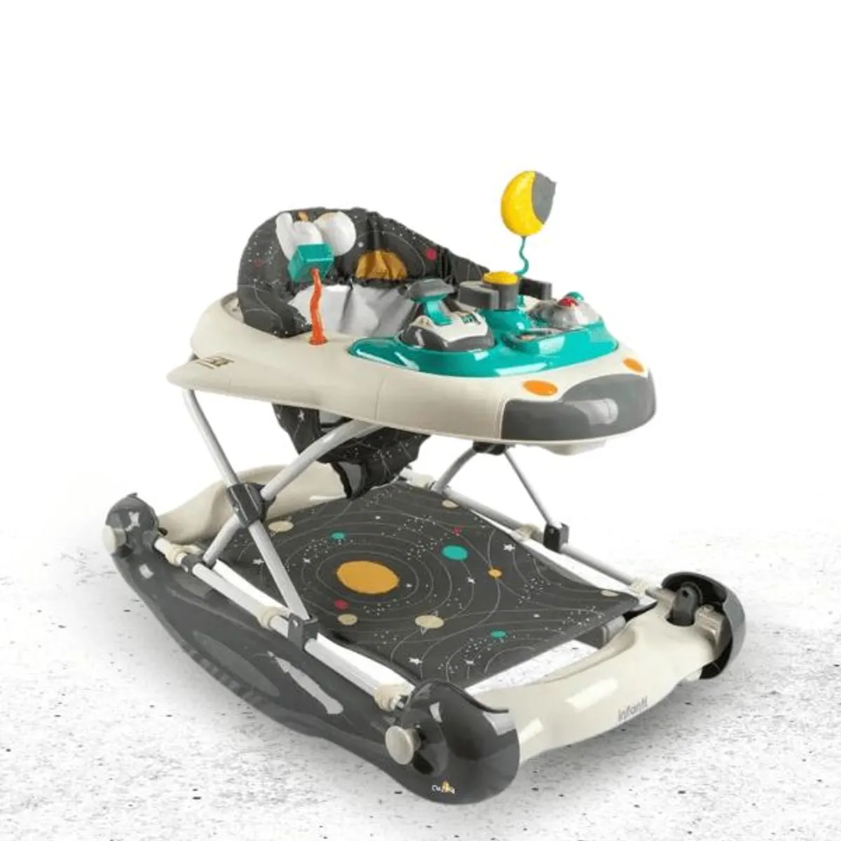 INFANTI - Andador Mecedora Para Bebés »NAVE ESPACIAL» Gray