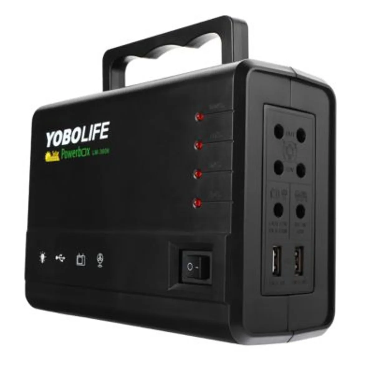 PUREPOWER - Panel Solar Generador De Almacenamiento De Energía LED USB Cargador