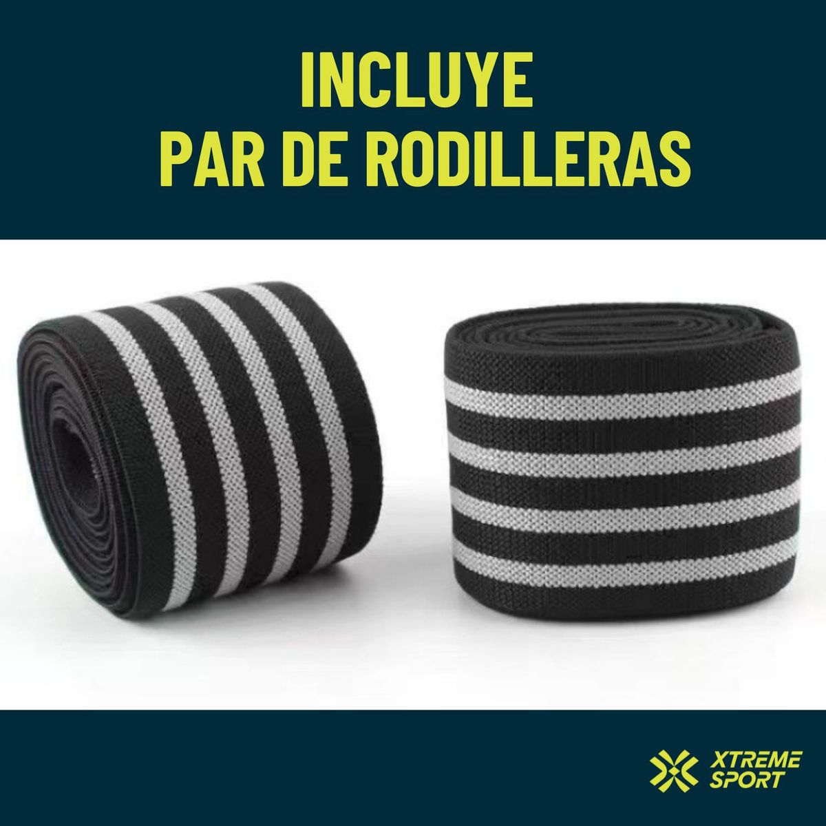 XTREME SPORT - Rodilleras de Potencia XTREME Strap Levantamiento de pesas