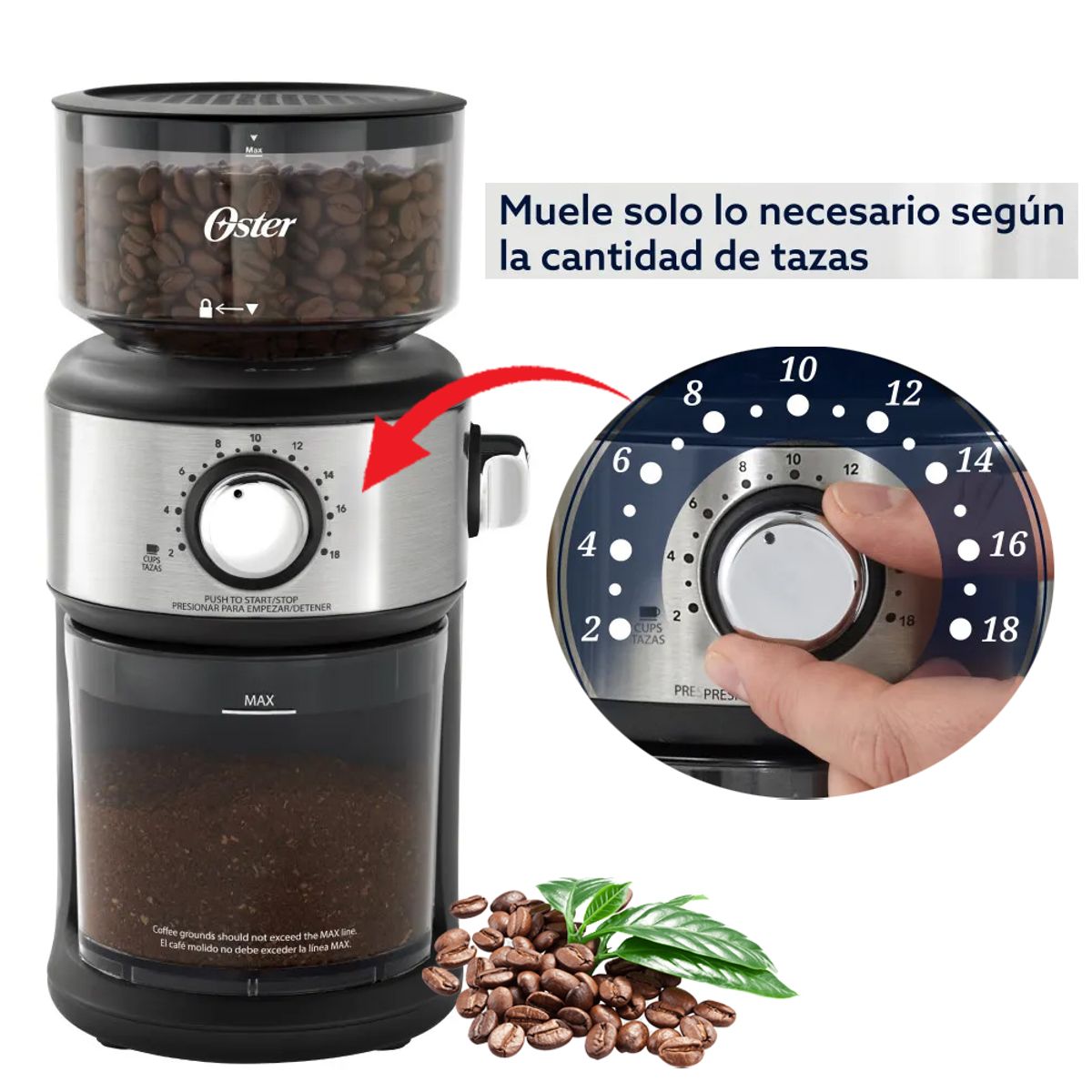 OSTER - Molinillo de Café Oster Automático BVSTBMH24