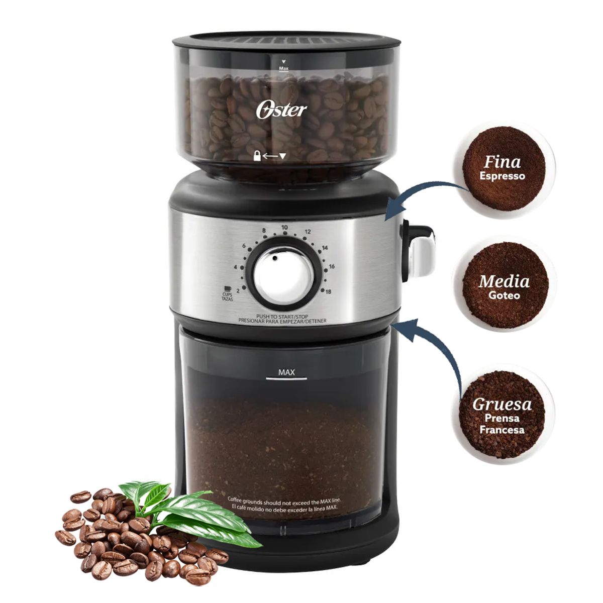 OSTER - Molinillo de Café Oster Automático BVSTBMH24