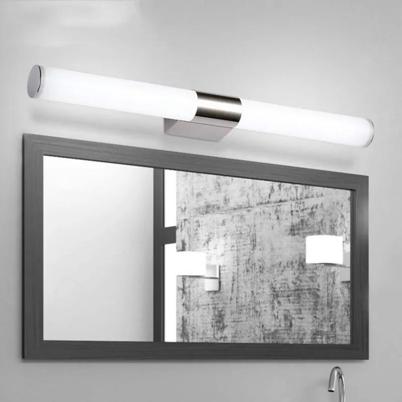 PUREPOWER - Tocador de baño moderno Luz LED Acrílico  - Luz blanco 55cm
