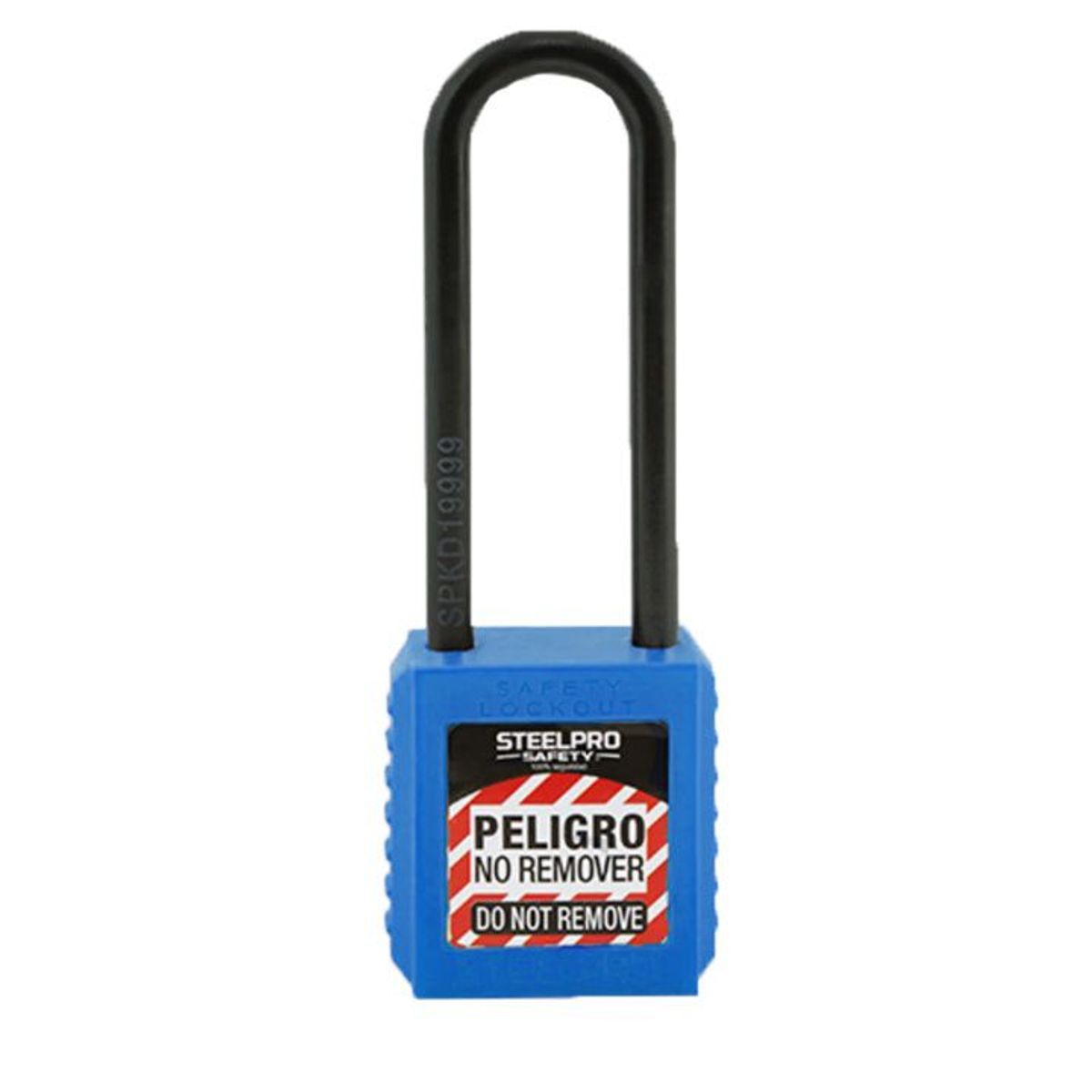 STEELPRO - CANDADO LOCK OUT X10 LONG DIELÉCTRICO STEELPRO AZUL