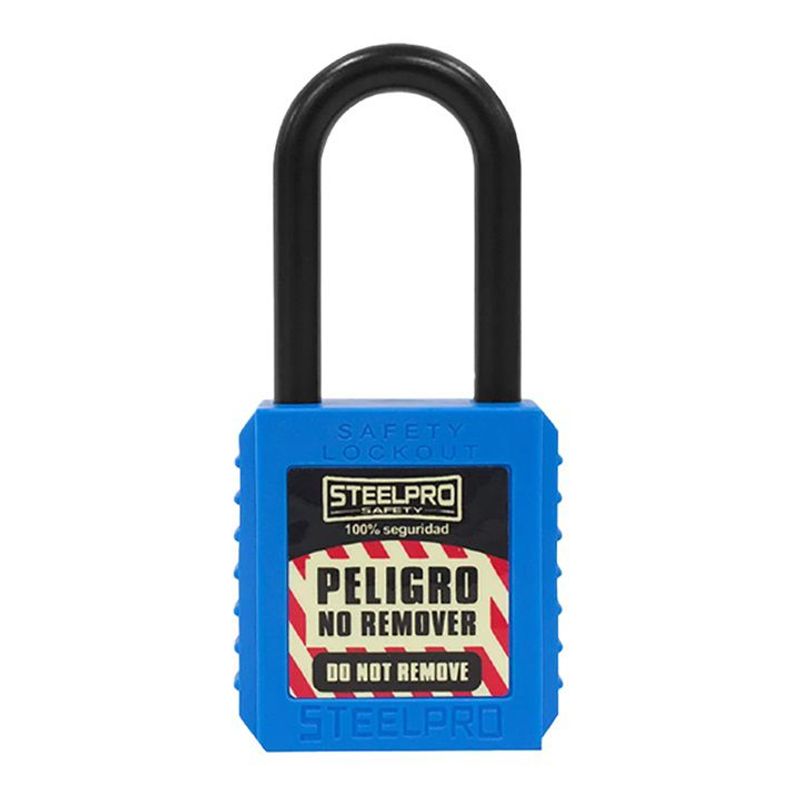 STEELPRO - CANDADO STEELPRO X10 DIELÉCTRICO AZUL