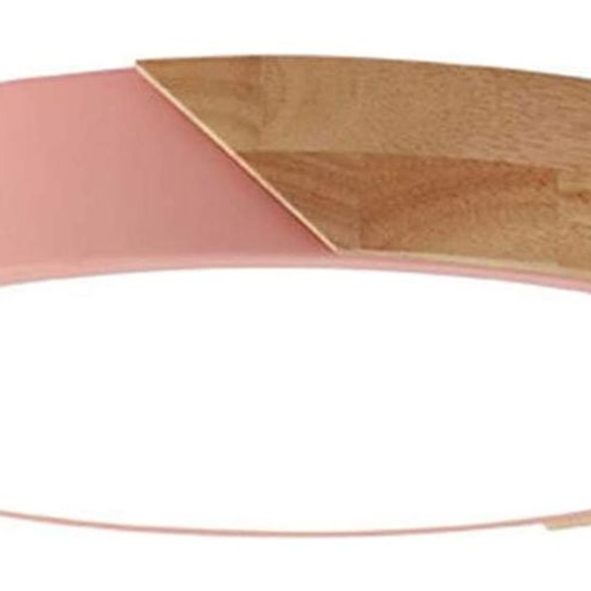 HOME NEAT - Lámpara de Techo LED Moderna Ø23cm 3 Colores para Habitacion Rosa