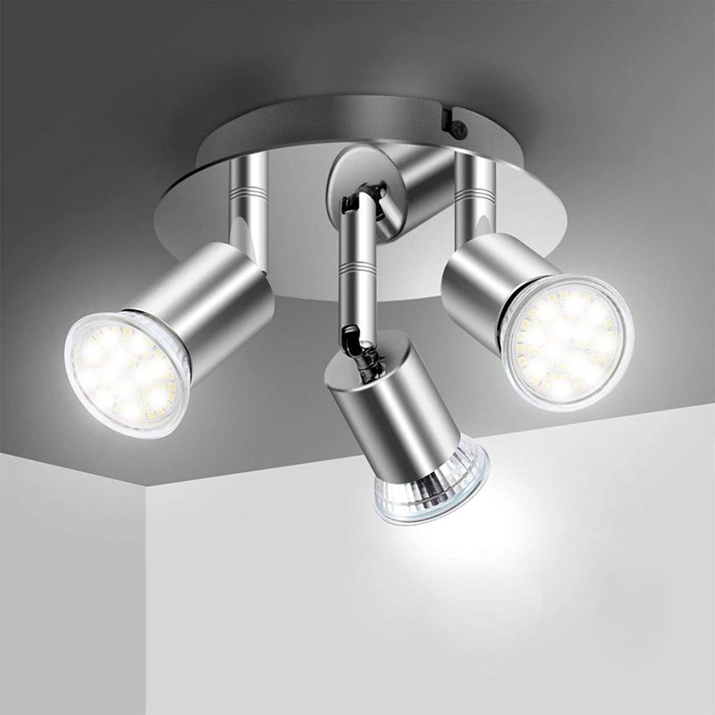 HOME NEAT - Lámpara de Techo LED Plafón con Focos GU10 3 Luces