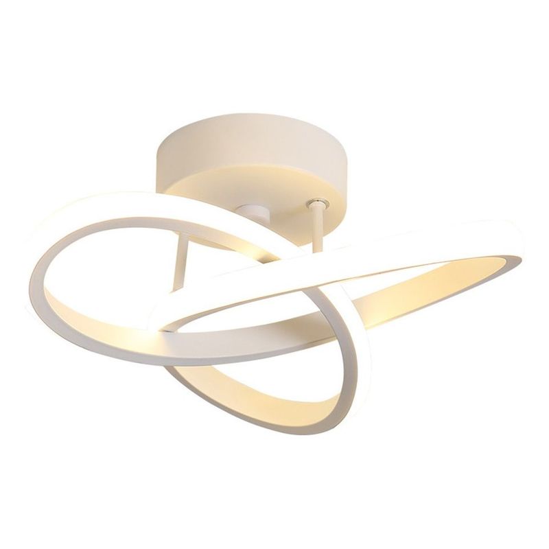 HOME NEAT - Lámparas de Techo LED acrílica 3 Colores Ø24cm Blanco