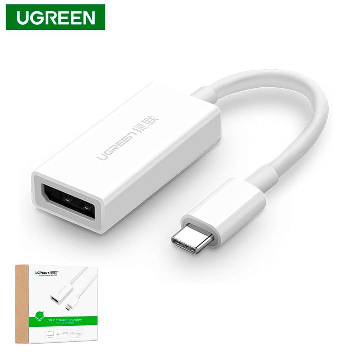 UGREEN - Adaptador Usb C macho a Displayport hembra Ugreen MacBook