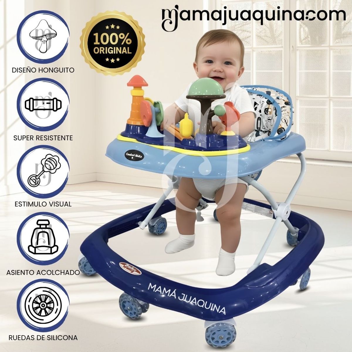 Andador Musical Confort Kids «HONGUITO» Blue, marca CONFORT - Foto Principal
